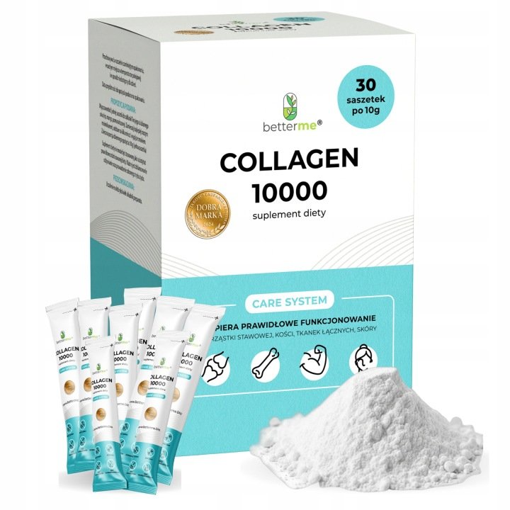 Kolagen na stawy 10000 rybi + kwas hialuronowy + witamina C 30 saszetek