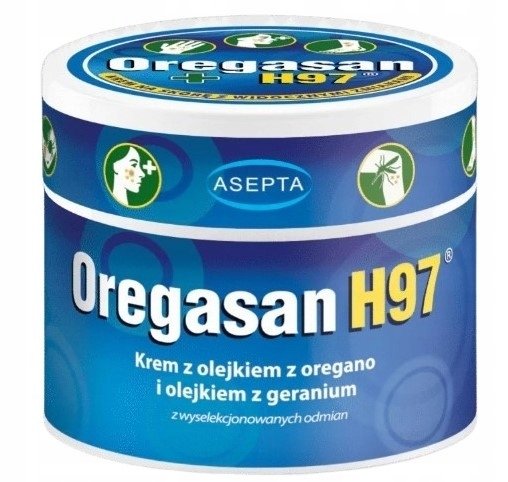 Krem-Pielegnujacy-Skore-Oregasan-H97-z-Olejkiem-Oregano-i-Geranium-50-ml Krem Pielęgnujący Skórę Oregasan H97 z Olejkiem Oregano i Geranium 50 ml