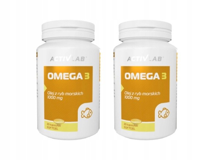 Kwasy-Omega-3-ACTIVLAB-30-kapsulek-x-2 Kwasy Omega-3 ACTIVLAB (30 kapsułek) x 2