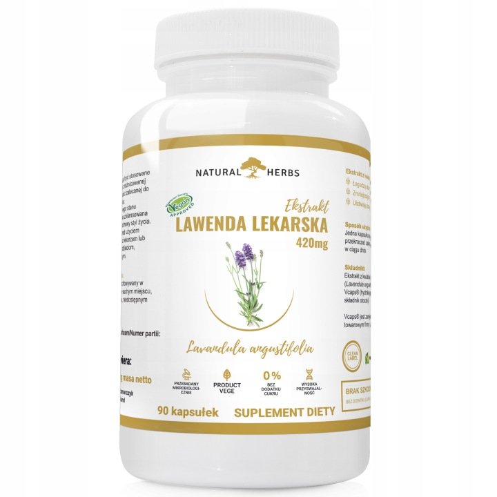 Lawenda-420mg-Kwiat-Trawienie-Odprezenie-WEGE-90k Lawenda 420mg Kwiat Trawienie Odprężenie WEGE 90k