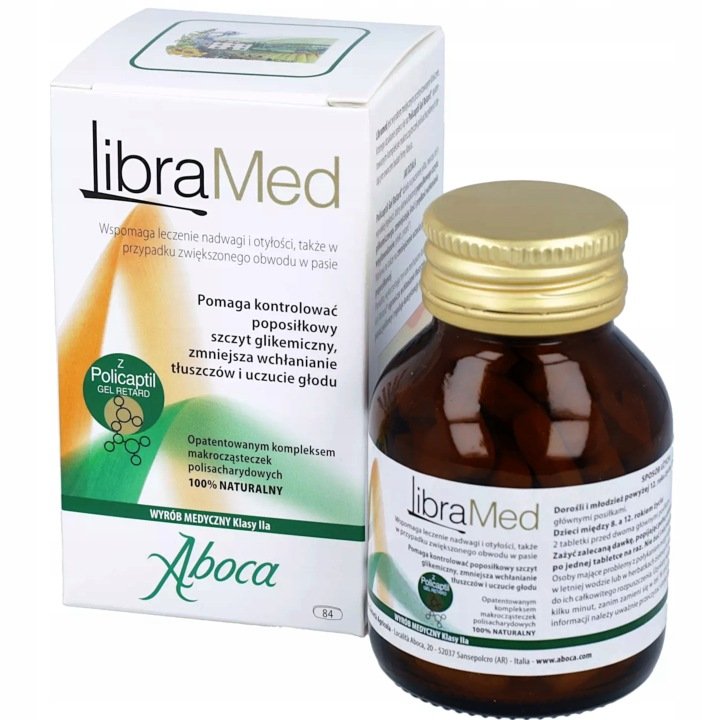 Libramed-Aboca-84-tabletki-Odchudzanie Libramed Aboca 84 tabletki Odchudzanie