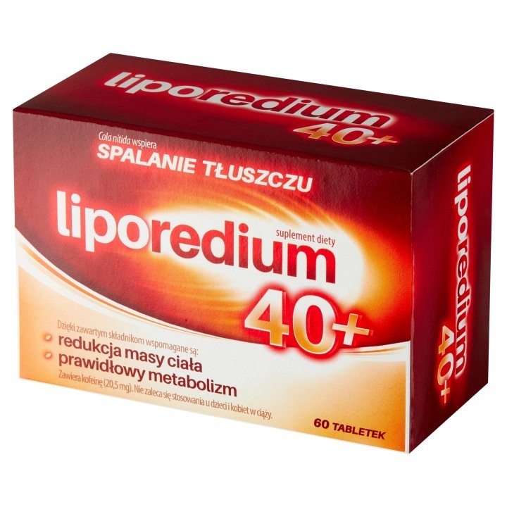 Liporedium-40-60-tabletek Liporedium 40+ 60 tabletek