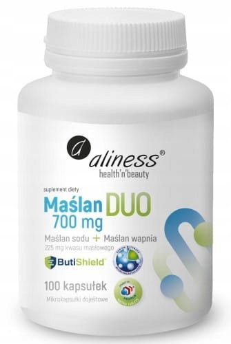 MASLAN-DUO-MASLAN-SODU-I-WAPNIA-225MG-KWAS-MASLOWY-100KAPS-JELITA-ALINESS MAŚLAN DUO MAŚLAN SODU I WAPNIA 225MG KWAS MASŁOWY 100KAPS JELITA - ALINESS