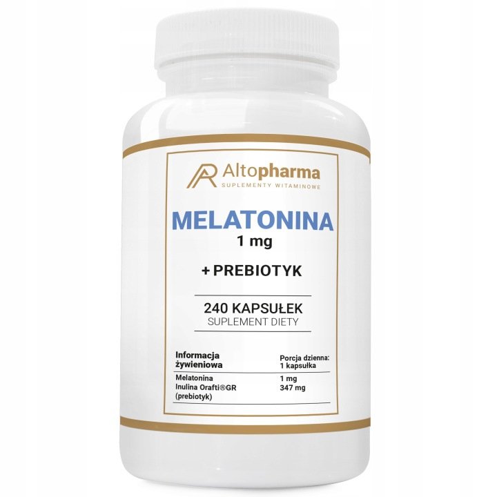 MELATONINA-1-mg-Ulatwia-Zasypianie-Regeneracja-Sen-Odprezenie-240-kap MELATONINA 1 mg Ułatwia Zasypianie Regeneracja Sen Odprężenie 240 kap