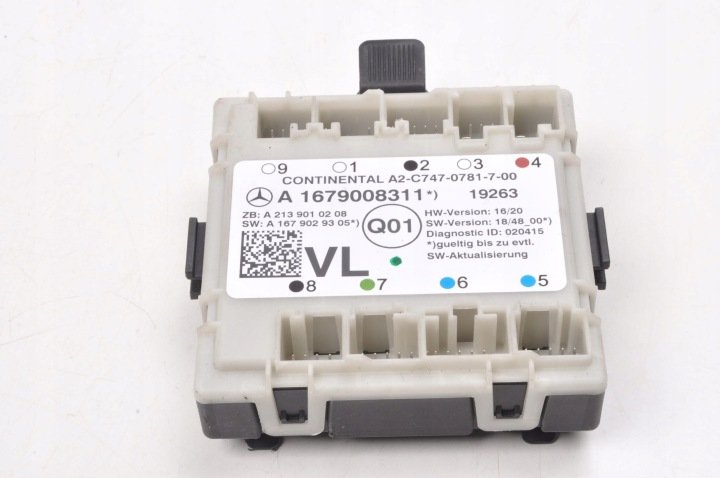 MERCEDES-GLC-X253-MODUL-DRZWI-LEWY-PRZOD-ANGLIK-A1679008311 MERCEDES GLC X253 MODUŁ DRZWI LEWY PRZÓD ANGLIK A1679008311
