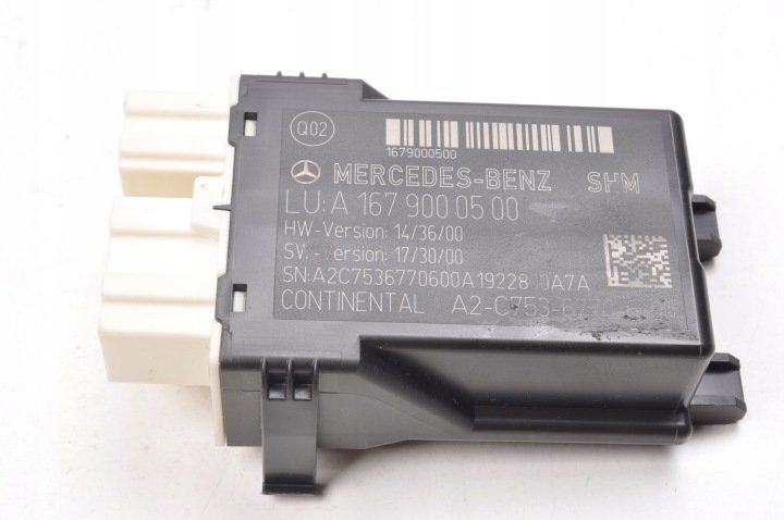 MERCEDES-KLASA-A-W177-MODUL-STEROWNIK-FOTELA-A1679000500 MERCEDES KLASA A W177 MODUŁ STEROWNIK FOTELA A1679000500
