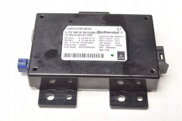 MERCEDES KLASA E W212 MODUŁ STEROWNIK INTERFEJSU P1 A1729000608