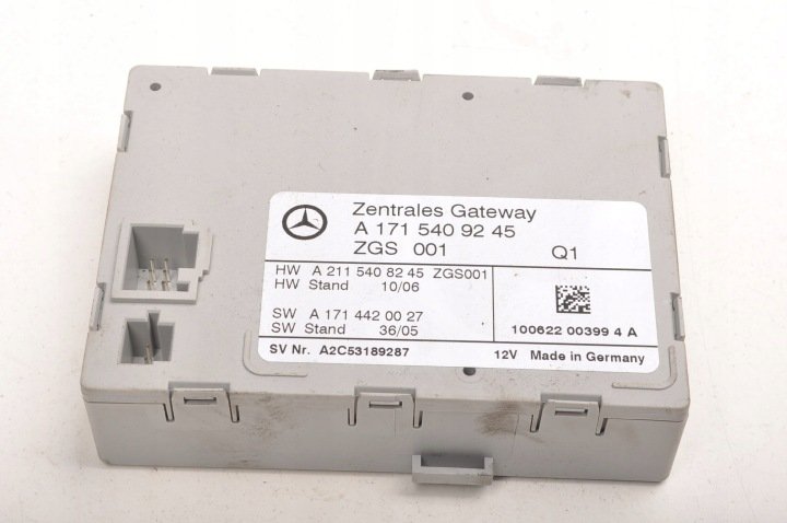 MERCEDES SLK R171 W171 1.8 MODUŁ STEROWNIK GATEWAY A1715409245