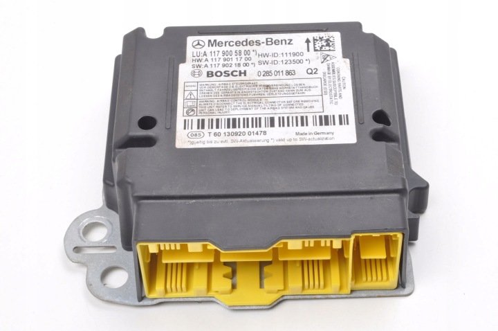 MERCEDES-W176-W117-SENSOR-PODUSZKI-AIRBAG-A1179005800 MERCEDES W176 W117 SENSOR PODUSZKI AIRBAG A1179005800