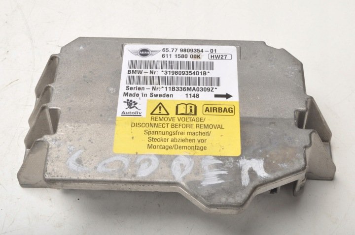 MINI R55 SENSOR PODUSZKI AIRBAG 9809354