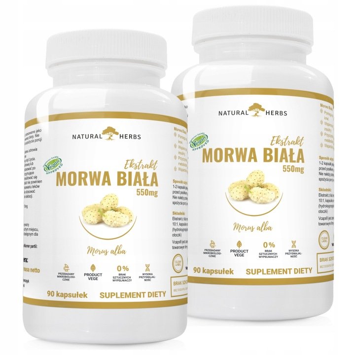MORWA-BIALA-Ekstrakt-550-mg-10-1Niski-Cukier-Kontrola-Wagi-Metabolizm-180k MORWA BIAŁA Ekstrakt 550 mg 10:1Niski Cukier Kontrola Wagi Metabolizm 180k
