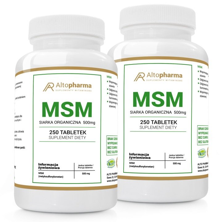 MSM-SIARKA-ORGANICZNA-500-mg-Stawy-Kosci-Regeneracja-Miesnie-Skora-500-tab MSM SIARKA ORGANICZNA 500 mg Stawy Kości Regeneracja Mięśnie Skóra 500 tab