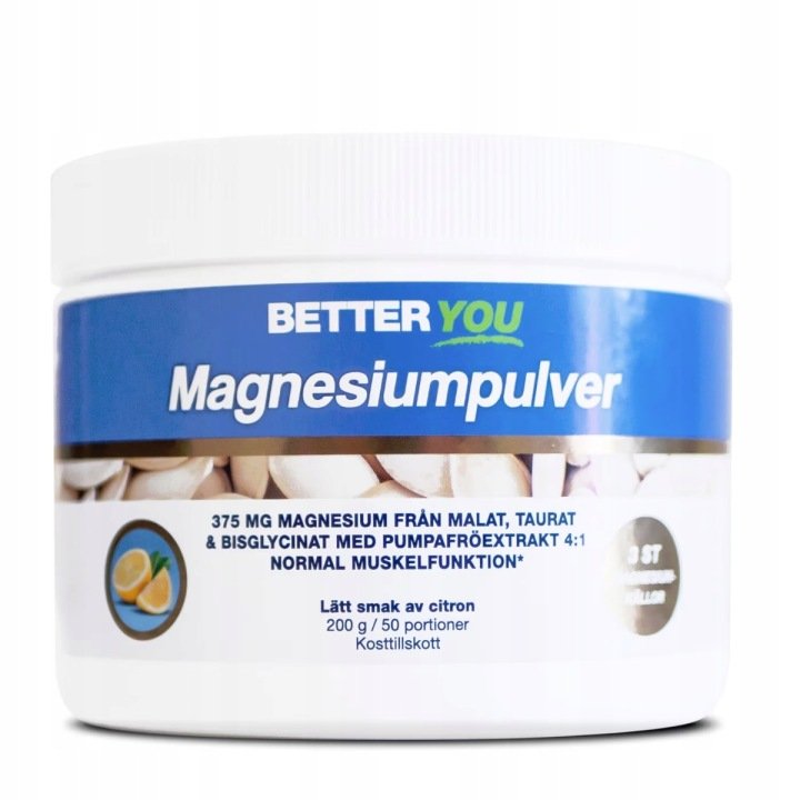 Magnez w proszku 3 różne formy magnezu BETTER YOU