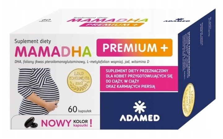 MamaDHA-Premium-DHA-witaminy-dla-mamy-60-kapsulek MamaDHA Premium+ DHA witaminy dla mamy 60 kapsułek
