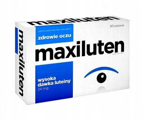Maxiluten-30-tabletek-Luteina-Zdrowe-Oczy Maxiluten 30 tabletek Luteina Zdrowe Oczy