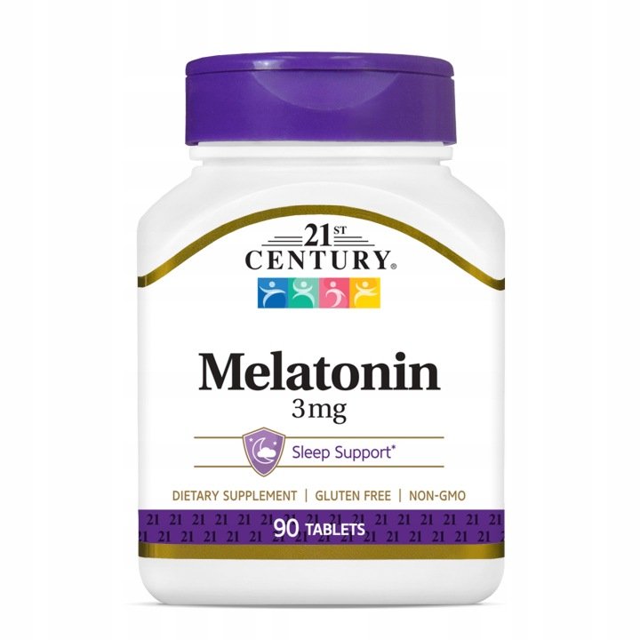 Melatonina-XXI-wieku-3-mg-Melatonina-90-tabletek Melatonina XXI wieku 3 mg - Melatonina 90 tabletek