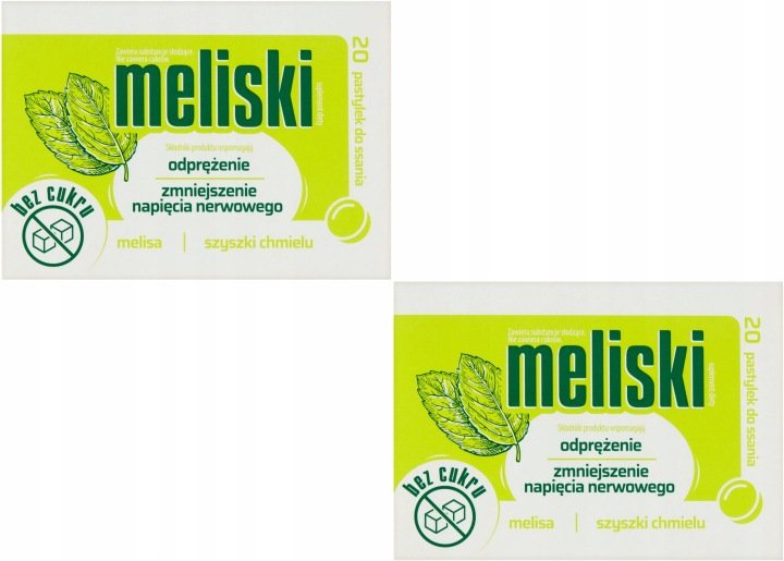 Meliski-Na-Uspokojenie-20-Pastylek-Z-Melisa Meliski Na Uspokojenie 20 Pastylek Z Melisą