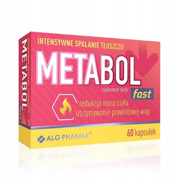Metabol fast - wspomaga redukcję tkanki tłuszczowej ALG Pharma