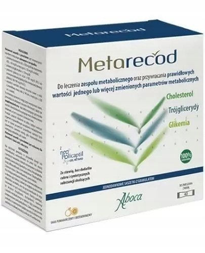 Metarecod Jednodawkowe Saszetki Z Granulatem, 40 saszetek