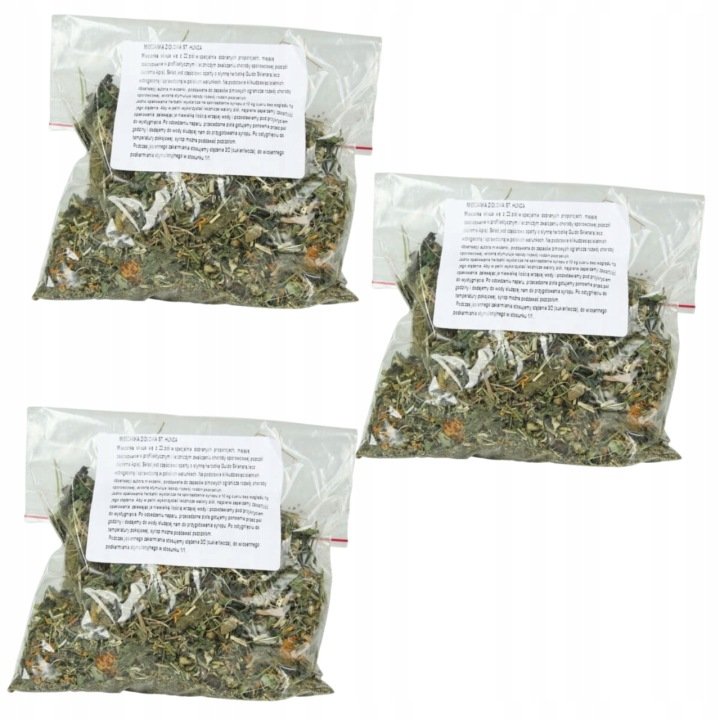 Mieszanka ziołowa St. Hunca dodatek do syropu dla pszczół 100g x 3