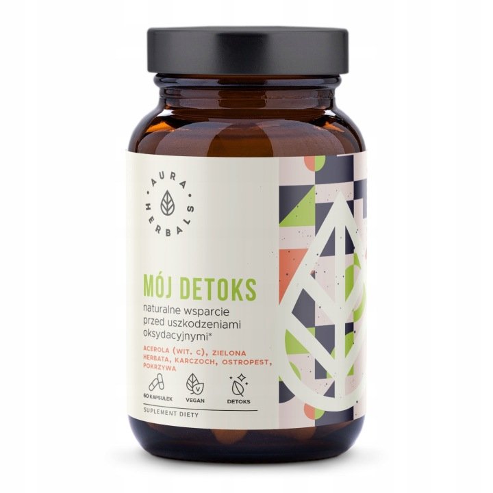 Moj-Detoks-oczyszczanie-wzmocnienie-organizmu-Aura-Herbals-60-kaps Mój Detoks, oczyszczanie wzmocnienie organizmu Aura Herbals 60 kaps