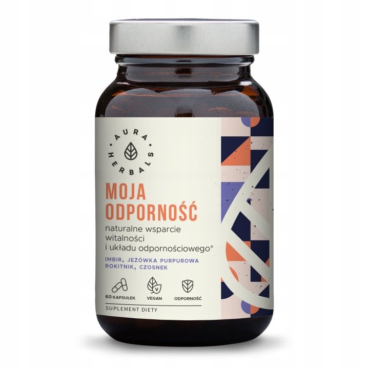 Moja-Odpornosc-Naturalny-Kompleks-60-kaps-AURA-HERBALS Moja Odporność - Naturalny Kompleks (60 kaps.) - AURA HERBALS