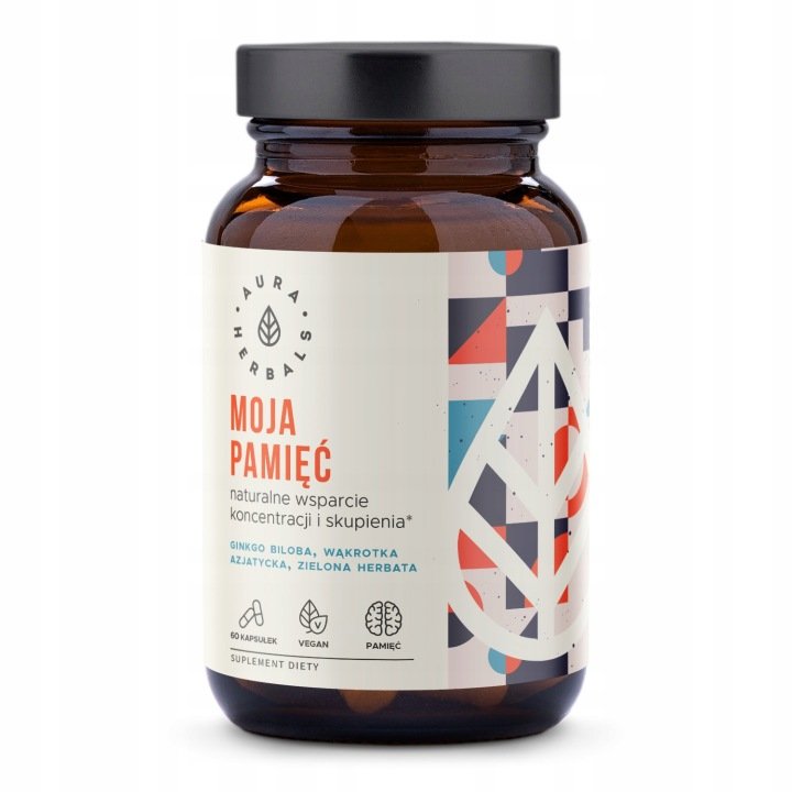 Moja-Pamiec-koncentracja-i-skupienie-Aura-Herbals-60-szt Moja Pamięć, koncentracja i skupienie Aura Herbals, 60 szt.