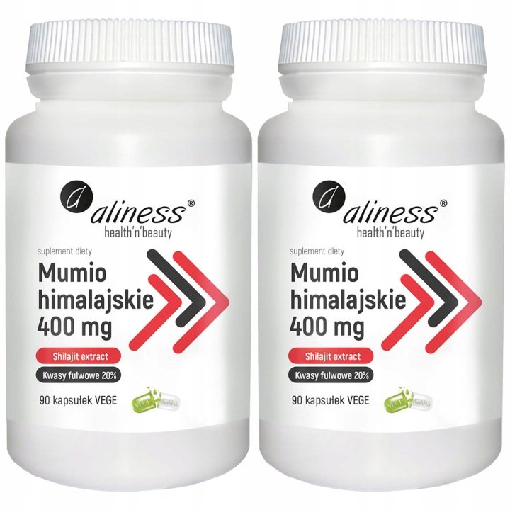 Mumio-Himalajskie-ALINESS-Shilajit-400mg-2x-90kaps-Energia-Regeneracja-Sila Mumio Himalajskie ALINESS Shilajit 400mg 2x 90kaps Energia Regeneracja Siła