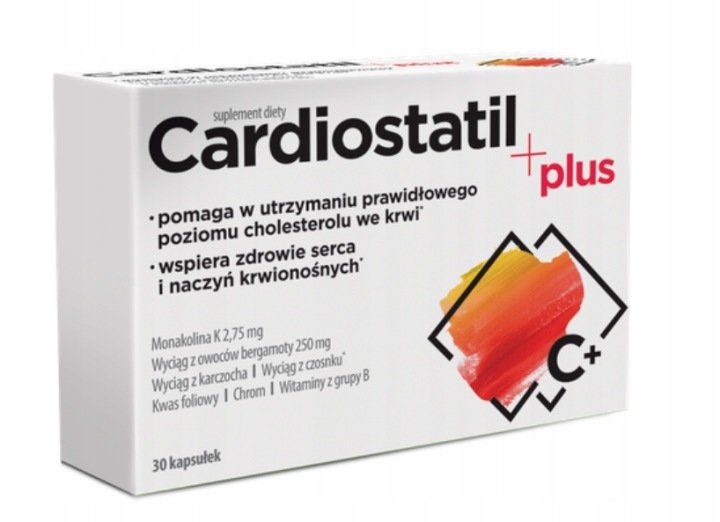 NA CHOLESTEROL CARDIOSTATIL PLUS 30 kaps KARCZOCH CZOSNEK WIT B6 B12