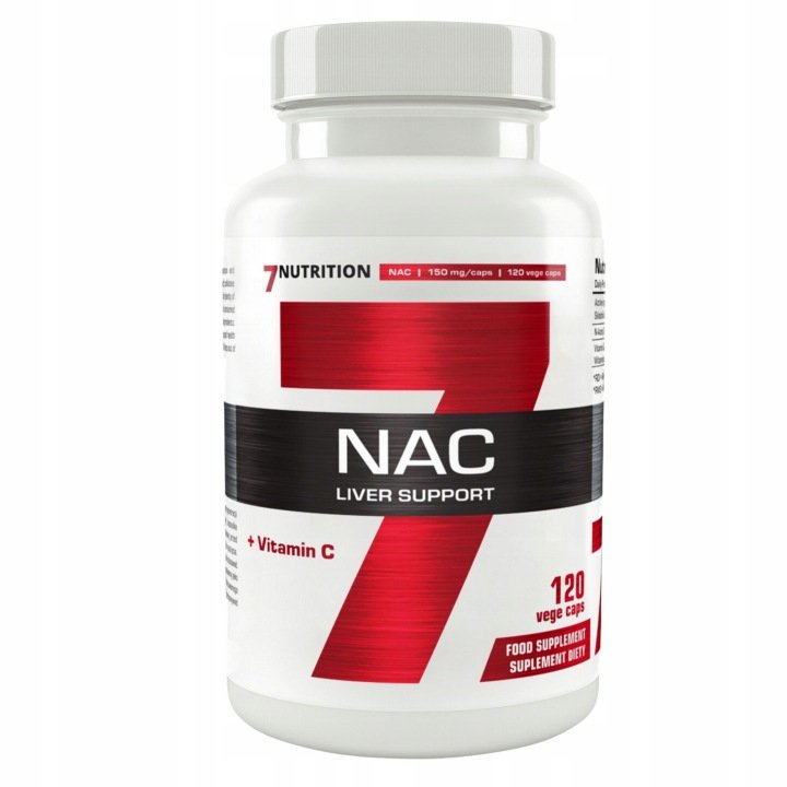 NAC Suplement Nacetylocysteina Glutation z Witaminą C w kaps Liver support