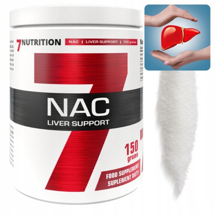 NAC Suplement Nacetylocysteina prekursor Glutation z Witamina C Wątroba