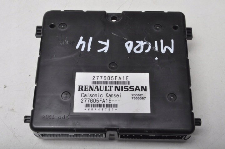 NISSAN-MICRA-K14-MODUL-STEROWNIK-KLIMATYZACJI-277605FA1E NISSAN MICRA K14 MODUŁ STEROWNIK KLIMATYZACJI 277605FA1E