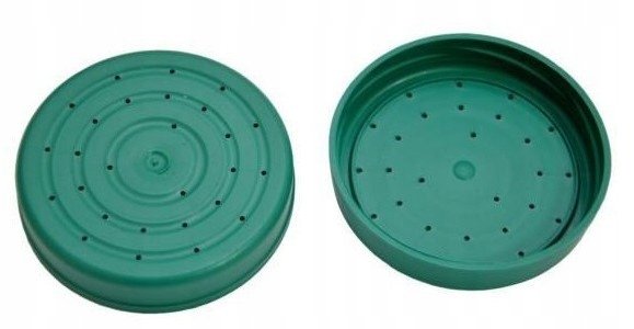 Nakretka-plastikowa-z-dziurkami-do-podkarmiania-do-syropu-100szt-pszczol Nakrętka plastikowa z dziurkami do podkarmiania do syropu 100szt pszczół