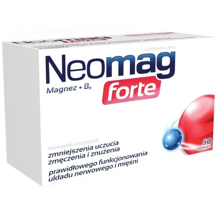 NeoMag-Forte-50-tabletek NeoMag Forte 50 tabletek