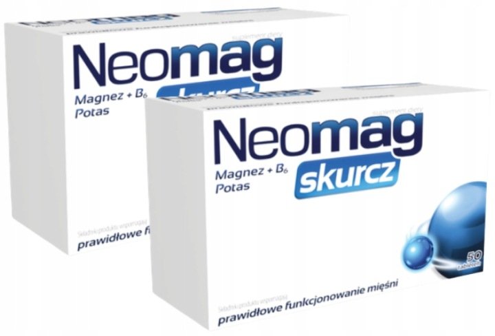 Neomag-Skurcz-MAGNEZ-POTAS-WITAMINA-B-Aflofarm-2x50-tabletek Neomag Skurcz MAGNEZ POTAS WITAMINA B Aflofarm 2x50 tabletek
