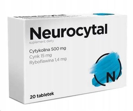 Neurocytal-tabletki-powlekane-20szt Neurocytal, tabletki powlekane, 20szt