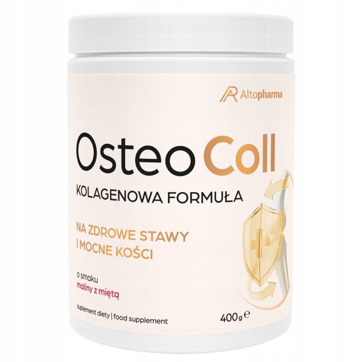 OSTEO-COLL-Kolagen-Zdrowe-Stawy-Mocne-Kosci-Smak-Malina-Mieta-Wapn-400-g OSTEO COLL Kolagen Zdrowe Stawy Mocne Kości Smak Malina Mięta Wapń 400 g
