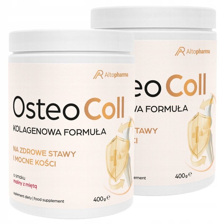 OSTEO-COLL-Kolagen-Zdrowe-Stawy-Mocne-Kosci-Smak-Malina-Mieta-Wapn-800-g OSTEO COLL Kolagen Zdrowe Stawy Mocne Kości Smak Malina Mięta Wapń 800 g
