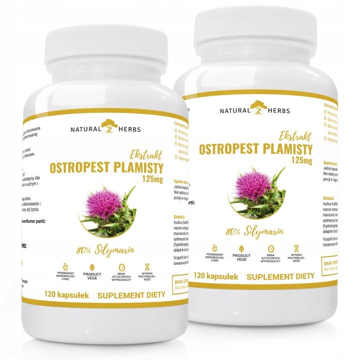 OSTROPEST-PLAMISTY-35-1-80-SYLIMARYNY-Detox-Trawienie-Watroba-Serce-180k OSTROPEST PLAMISTY 35:1 80% SYLIMARYNY Detox Trawienie Wątroba Serce 180k