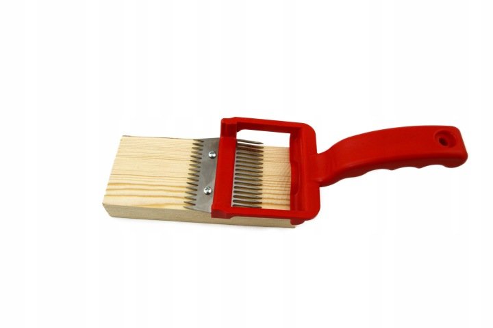 Odsklepiacz-plastikowy-czerwony-z-drewnem-do-czyszczenia Odsklepiacz plastikowy czerwony z drewnem do czyszczenia