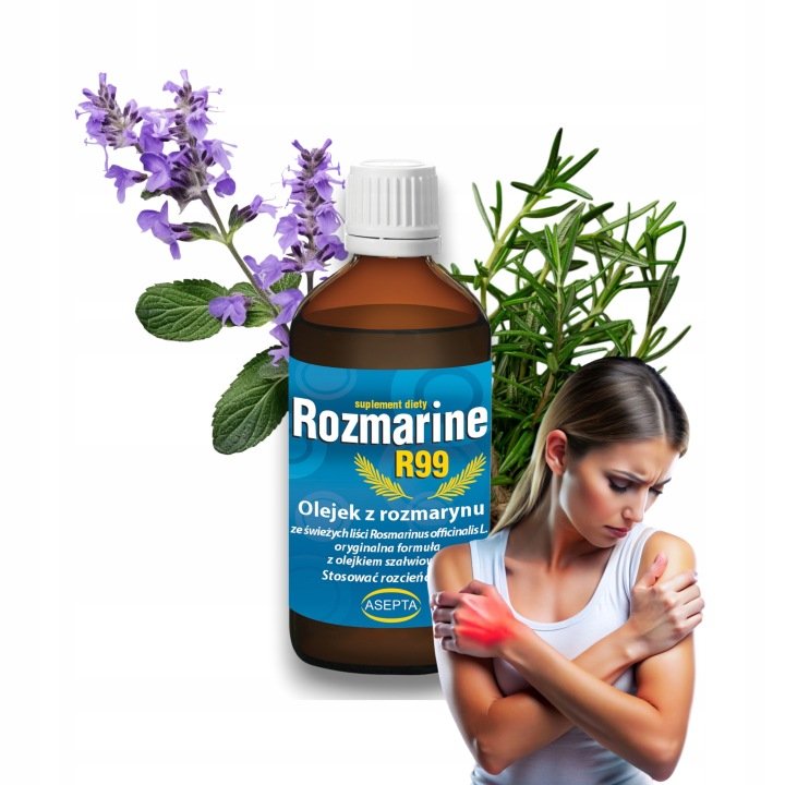 Olejek z Rozmarynu i Szałwii Rozmarine R99 100ml ASEPTA