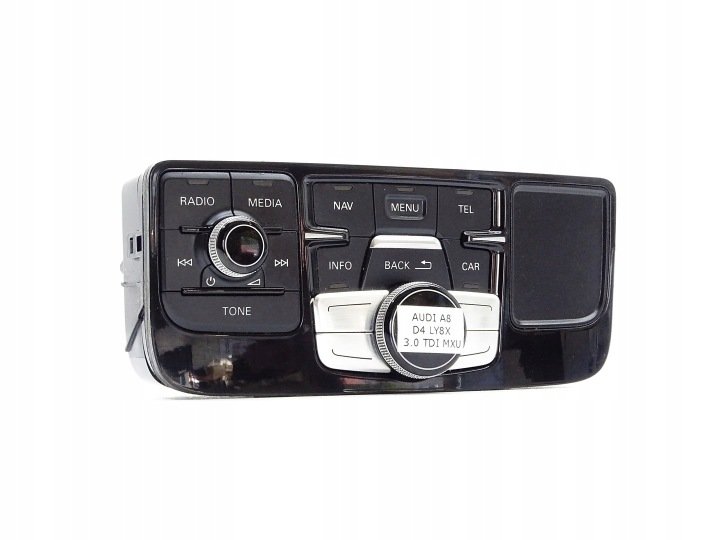 PANEL-PRZELACZNIK-STEROWANIA-RADIA-MMI-NAVI-NAWIGACJI-AUDI-A8-D4-4H2919600D PANEL PRZEŁĄCZNIK STEROWANIA RADIA MMI NAVI NAWIGACJI AUDI A8 D4 4H2919600D