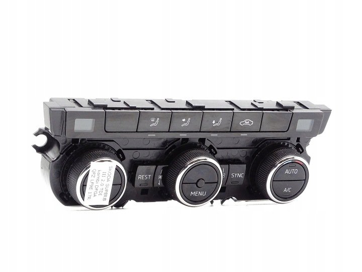 PANEL STEROWANIA NAWIEWU KLIMATYZACJI SKODA SUPERB III 3V0907044CR