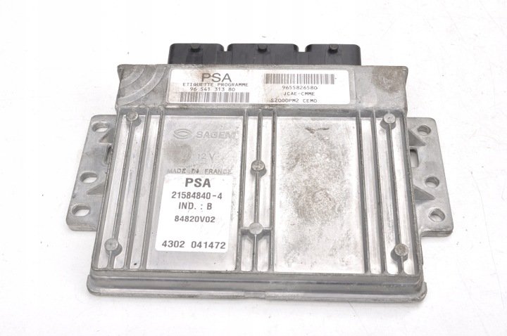 PEUGEOT-407-1-8-KOMPUTER-SILNIKA-9654131380 PEUGEOT 407 1.8 KOMPUTER SILNIKA 9654131380