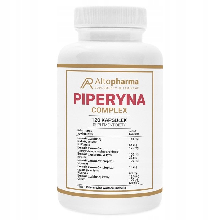 PIPERYNA-COMPLEX-Ekstrakt-Pieprz-Watroba-Trawienie-Odpornosc-120-kapsulek PIPERYNA COMPLEX Ekstrakt Pieprz Wątroba Trawienie Odporność 120 kapsułek