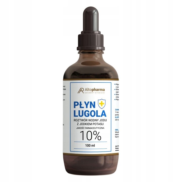 PLYN-LUGOLA-10-Jod-Jodek-Potasu-Alto-Pharma-JAKOSC-FARMACEUTYCZNA-100ml PŁYN LUGOLA 10% Jod Jodek Potasu Alto Pharma JAKOŚĆ FARMACEUTYCZNA 100ml