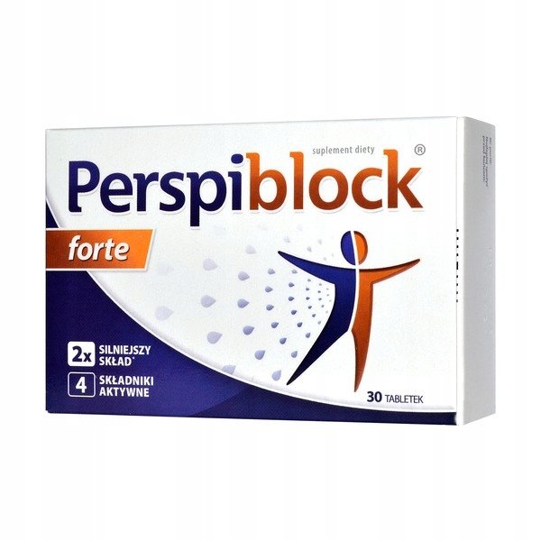 PerspiBlock-Forte-30-tab-Hamuje-nadmierne-pocenie PerspiBlock Forte 30 tab. Hamuje nadmierne pocenie