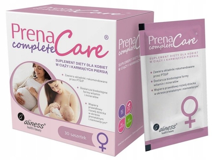 PrenaCare-Complete-dla-kobiet-w-ciazy-i-karmiacych-piersia-30-sasz-Aliness PrenaCare Complete dla kobiet w ciąży i karmiących piersią 30 sasz. Aliness