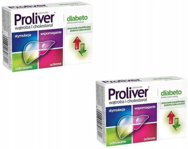 Proliver-Diabeto-Wsparcie-Watroby-I-Gospodarki-Weglowodanowej-30-Tabletek Proliver Diabeto Wsparcie Wątroby I Gospodarki Węglowodanowej 30 Tabletek