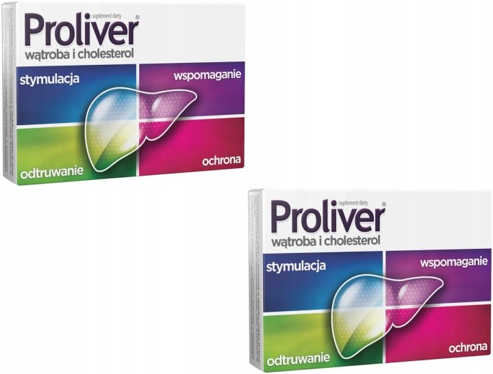 Proliver-Watroba-Wsparcie-Trawienia-30-Tabletek Proliver Wątroba Wsparcie Trawienia 30 Tabletek